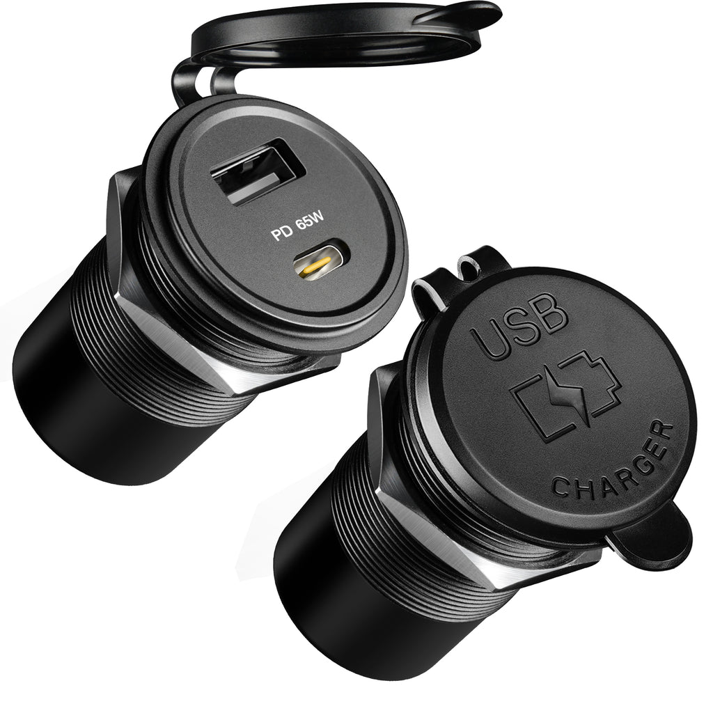 83W 12V USB Socket 65W PD3.0, 18W QC3.0