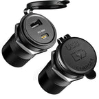 83W 12V USB Socket 65W PD3.0, 18W QC3.0
