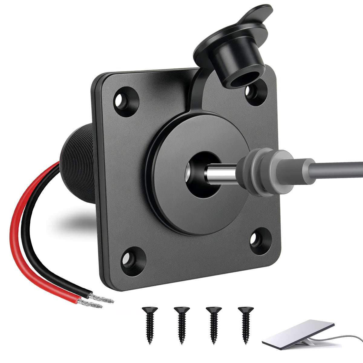 30V Bulkhead Fitting Power Supply for Starlink Mini, Step Up Converter DC 10-28V Boost to 30V