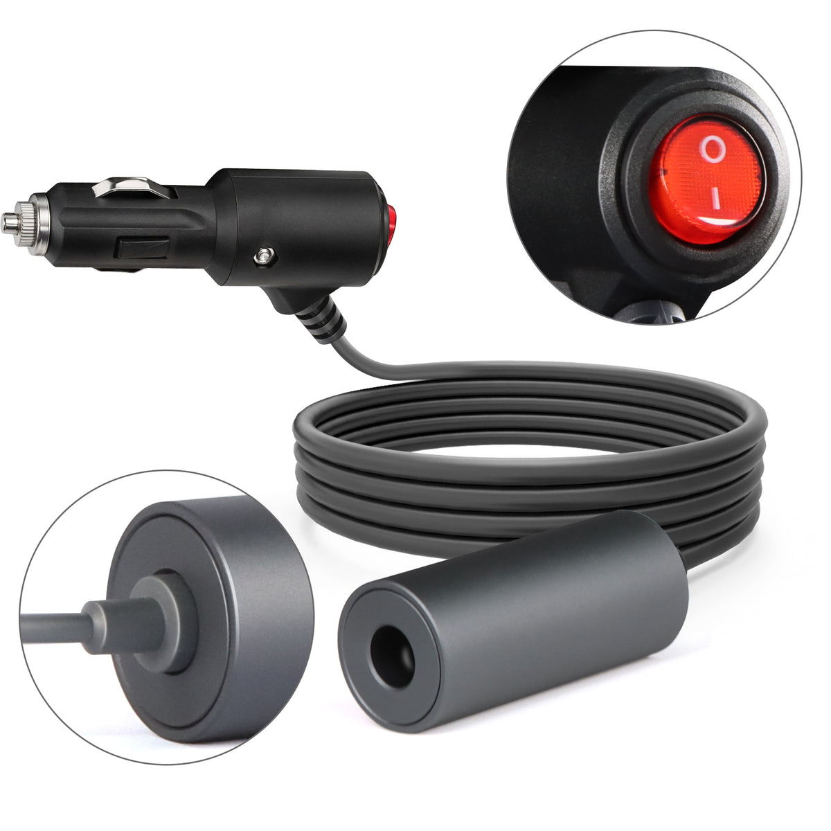 DC 12V to 30V Converter for Starlink 12V Adapter with Cigarette Lighter Plug