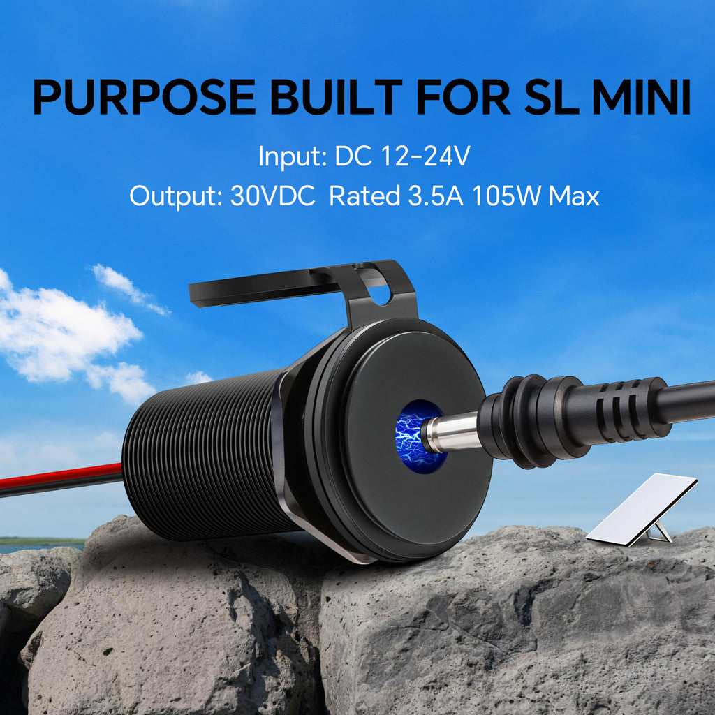 12V Adapter Recessed Mount for Starlink Mini 12V Adapter