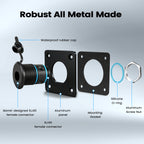 Waterproof Pass Through RJ45 Wall Socket for Starlink Gen3