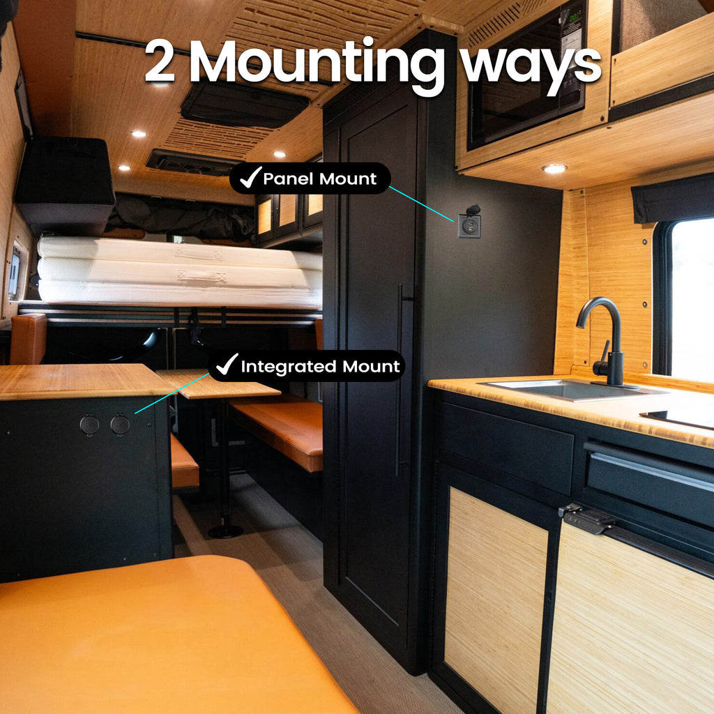 83W RV USB Outlet 65W PD & 18W USB-A Dual Port Power Socket