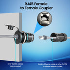 IP68 Waterproof RJ45 Bulkhead Connector for Starlink Gen 3/Gen 4