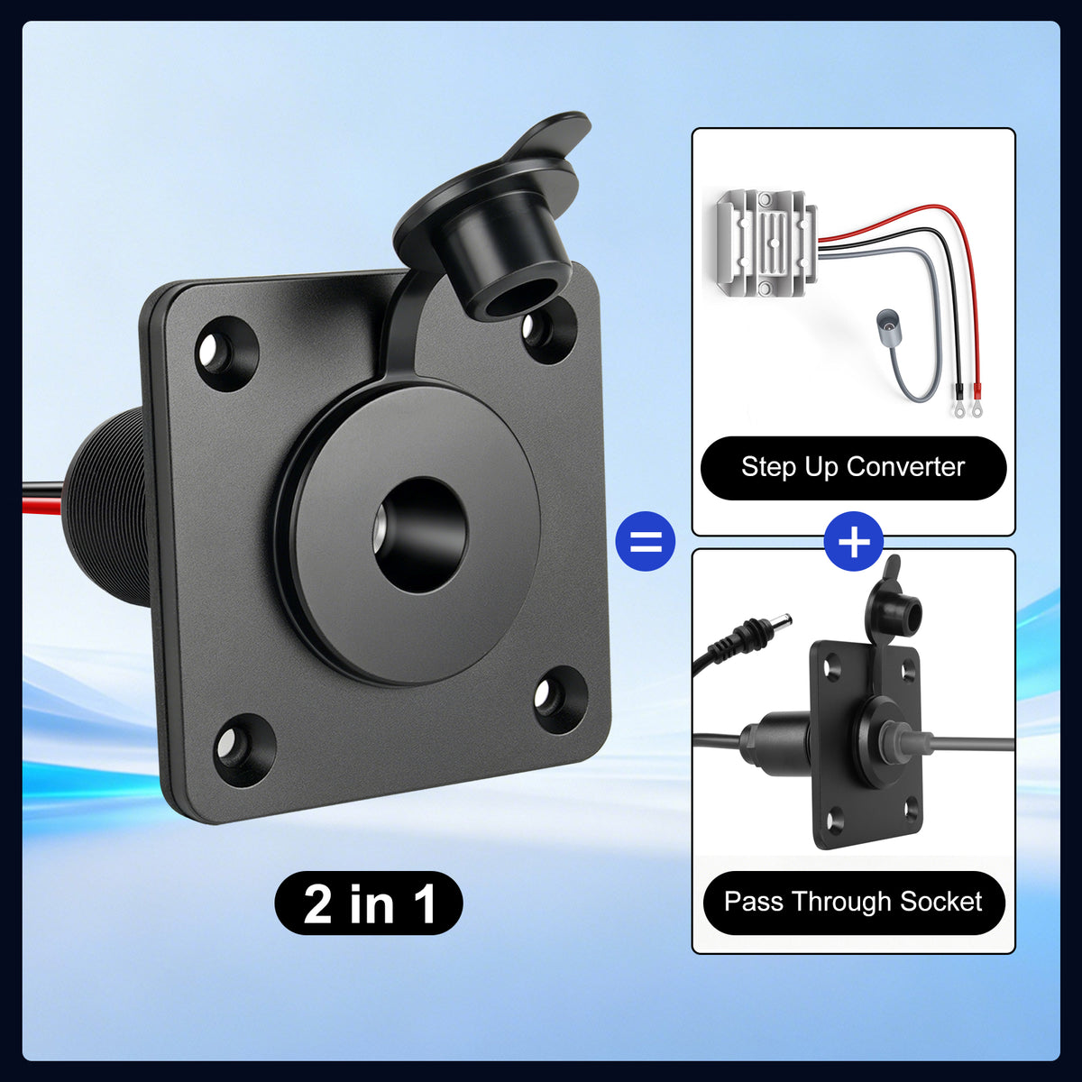 30V Bulkhead Fitting Power Supply for Starlink Mini, Step Up Converter DC 10-28V Boost to 30V