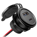 12V USB Socket 48W, 30W PD3.0 & 18W QC3.0