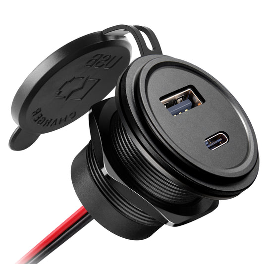12V USB Socket 48W, 30W PD3.0 & 18W QC3.0