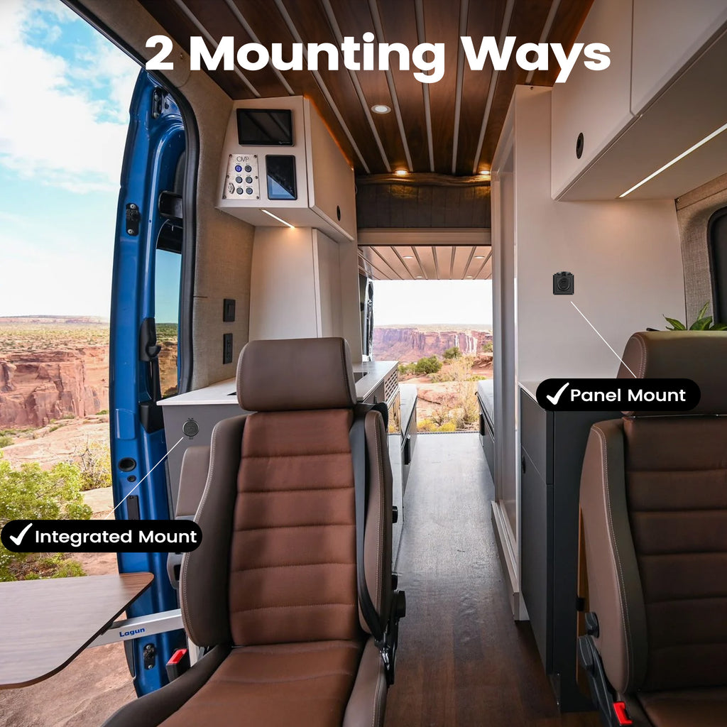 RV USB Outlet 12V Wall Mount 48W