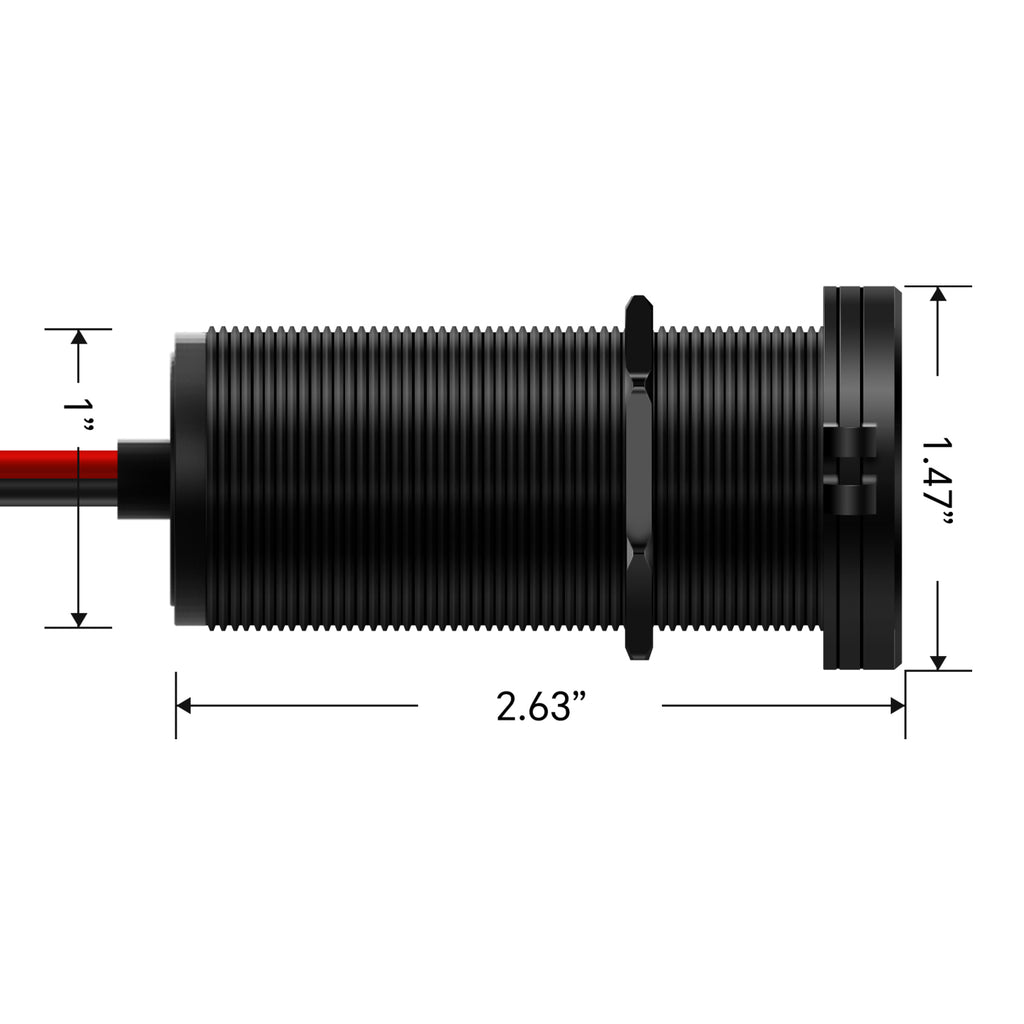 12V Adapter Recessed Mount for Starlink Mini 12V Adapter