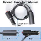 DC 12V to 30V Converter for Starlink 12V Adapter with Cigarette Lighter Plug