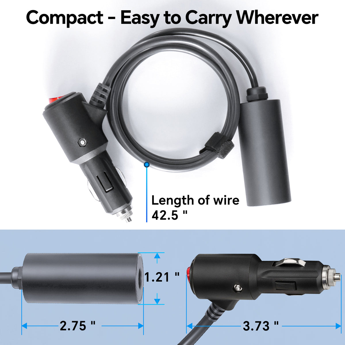 DC 12V to 30V Converter for Starlink 12V Adapter with Cigarette Lighter Plug