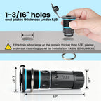 IP68 Waterproof RJ45 Bulkhead Connector for Starlink Gen 3/Gen 4