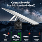 Waterproof Pass Through RJ45 Wall Socket for Starlink Gen3