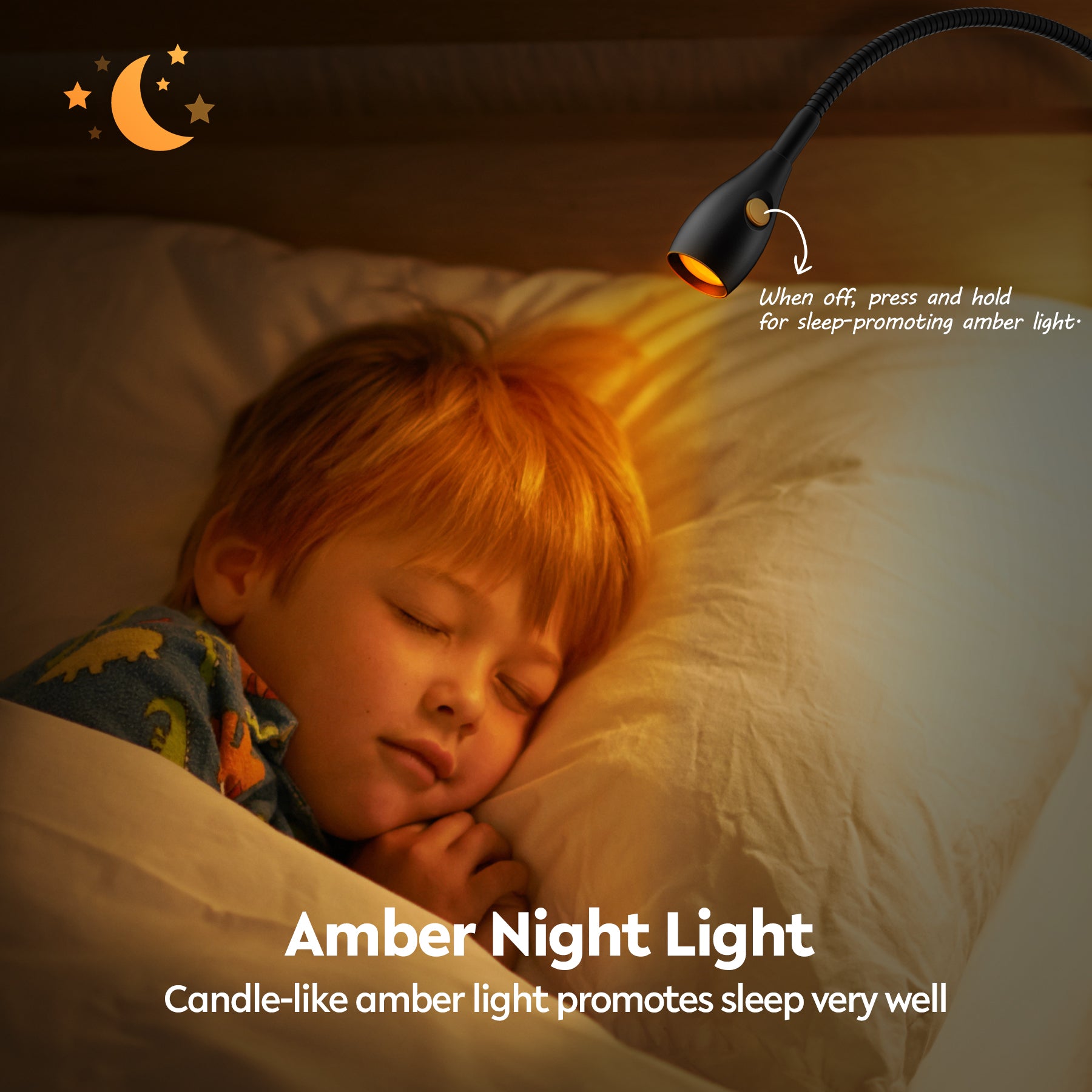 Reading Light for Clip on Lamp Bed Headboard