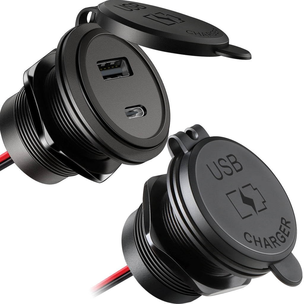 12V USB Socket 48W, 30W PD3.0 & 18W QC3.0